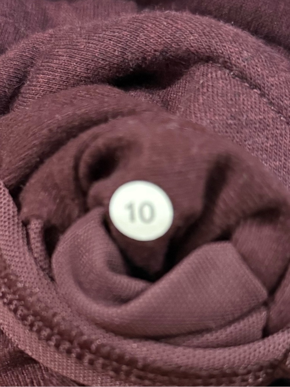 Lululemon &Go Take You There Cotton & Fleece Wrap Heathered Arctic Plum Size 10 - Picture 6 of 7